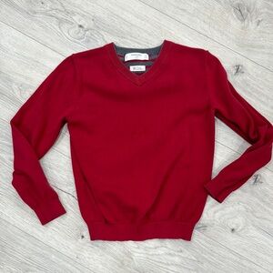 Haggar Red V-Neck Sweater